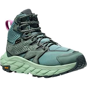 HOKA Anacapa Mid GTX Hiking Boots - Women's Size 9B NEW Mist green Trellis